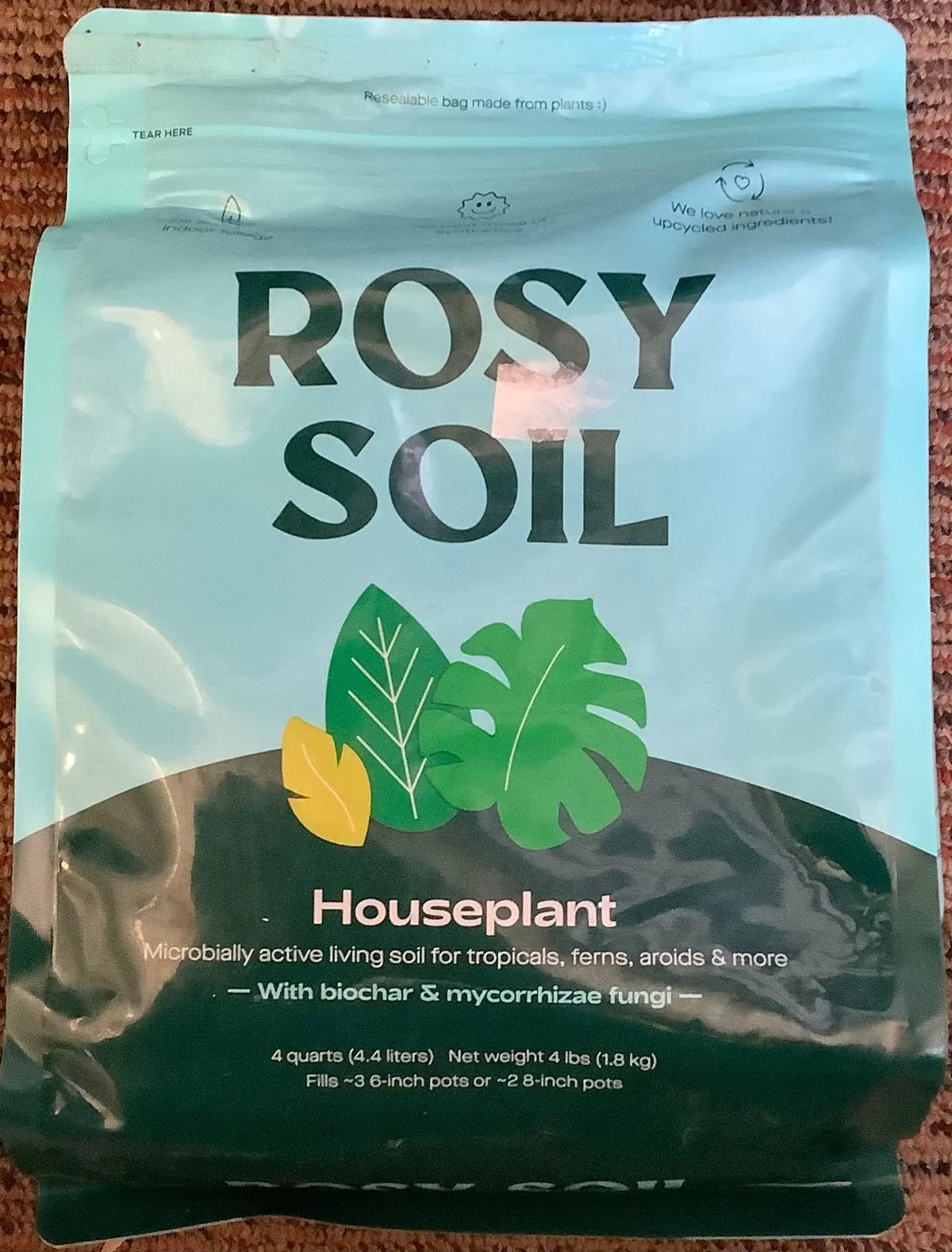Rosy Soil 4Lb Indoor Potting Soil Mix 1