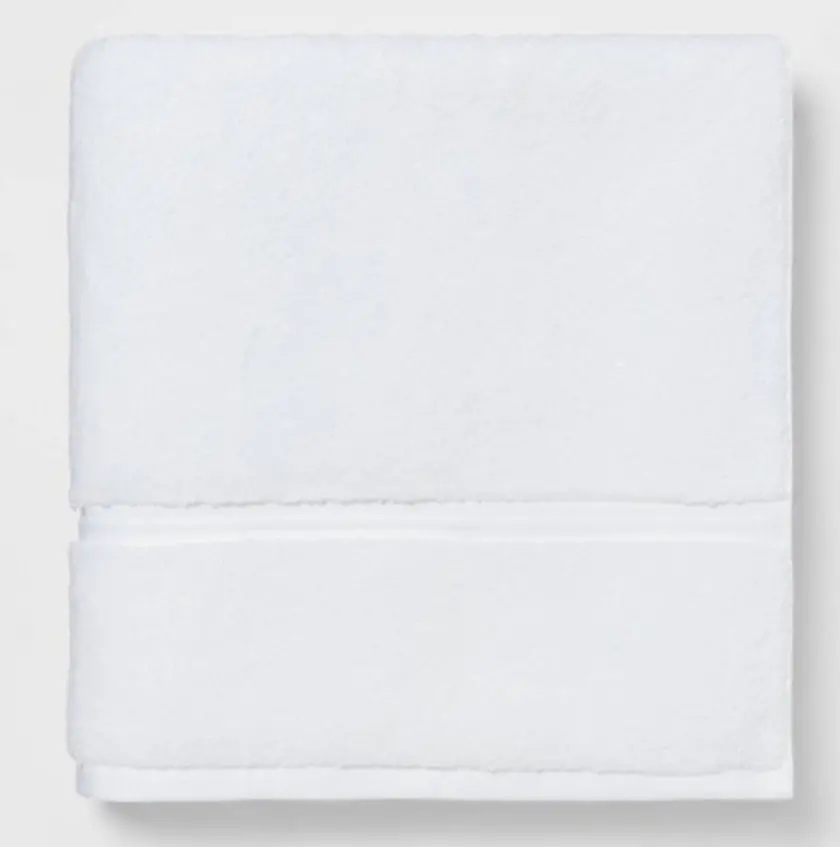 Spa Plush Bath Towel White 1