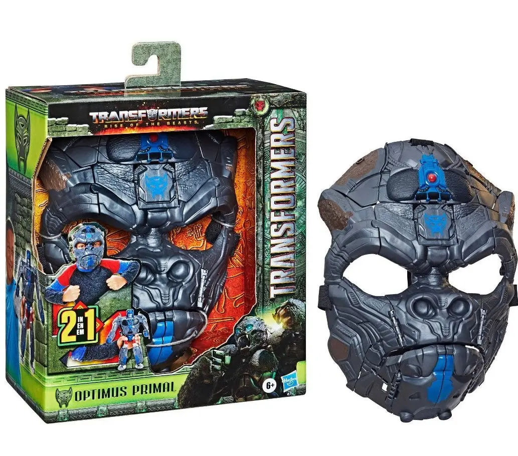 Transformers Rise Of The Beasts 2-In-1 Optimus Primal Role
Play Mask 1