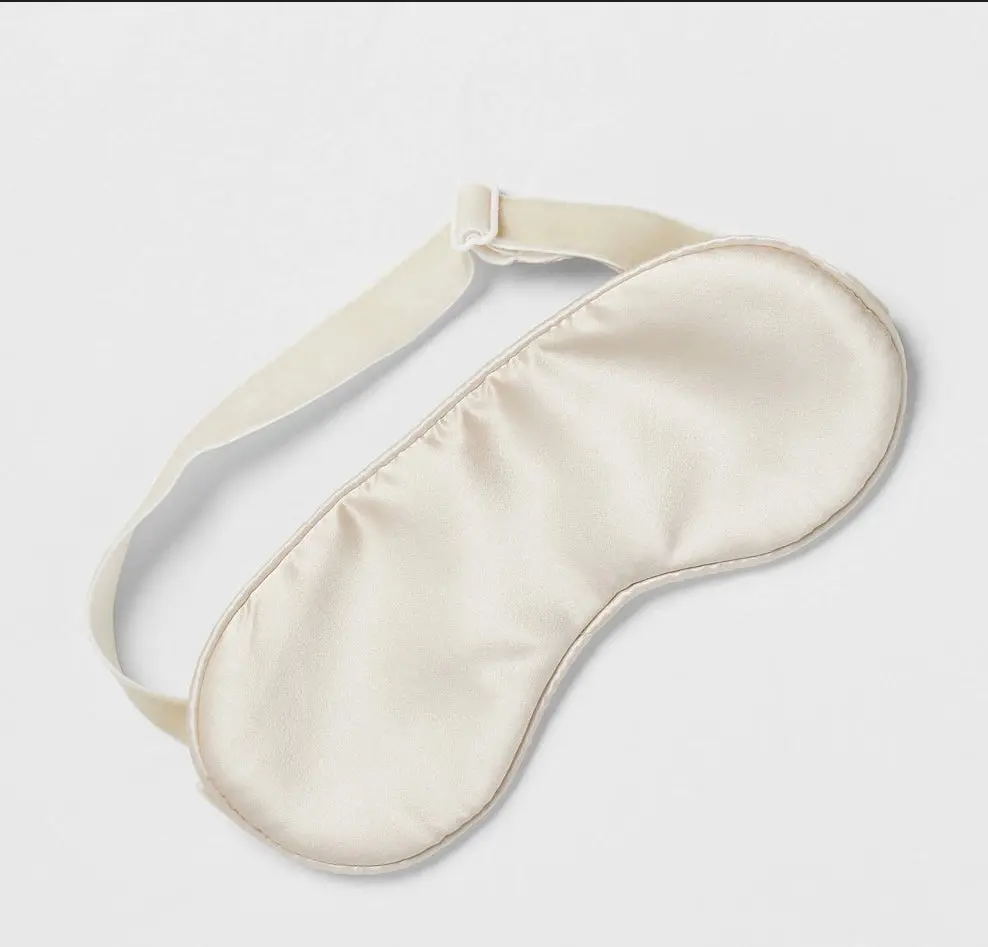 Solid Silk Eye Mask 1