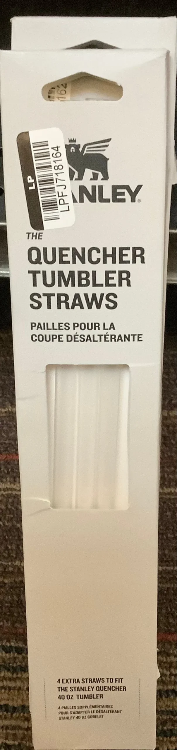 Stanley 4Pk 40Oz Quencher Tumbler
Straws Clear- Package May Be Damaged! 1