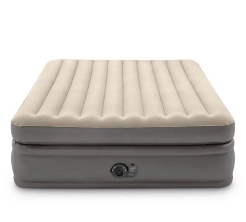 Intex Raised Comfort Pillowtop 20"
Queen Air Mattress With Built In Pump 1