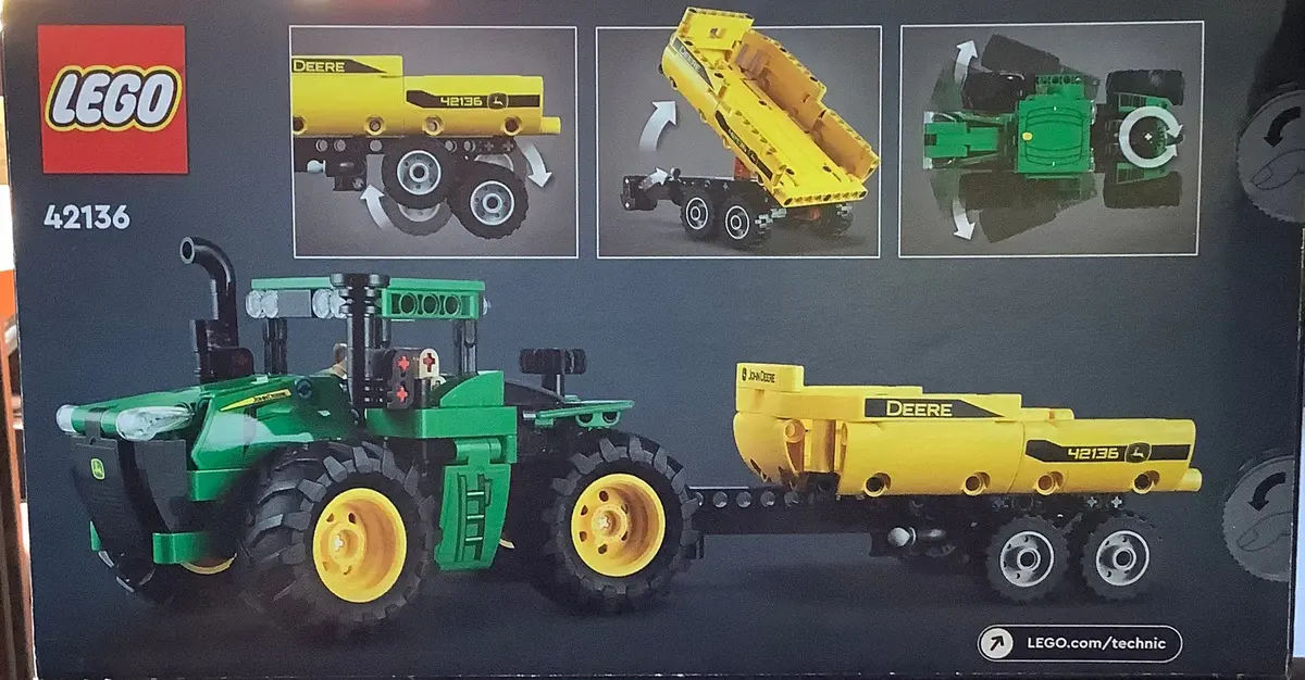 Lego Technic John Deere 9620R 4Wd Tractor Farm Toy 42136 1