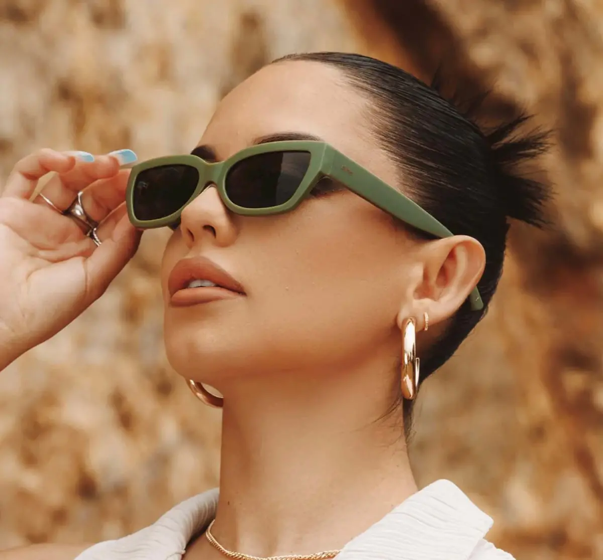 Fiancé - Matte Olive Sunglasses 1