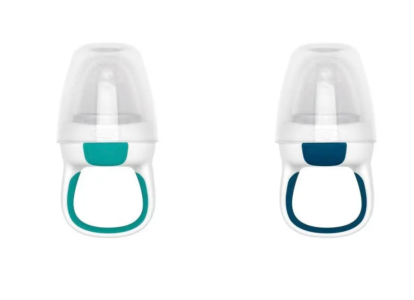 Tot Silicone Self Feeder - 2Pk - Navy/Teal 1