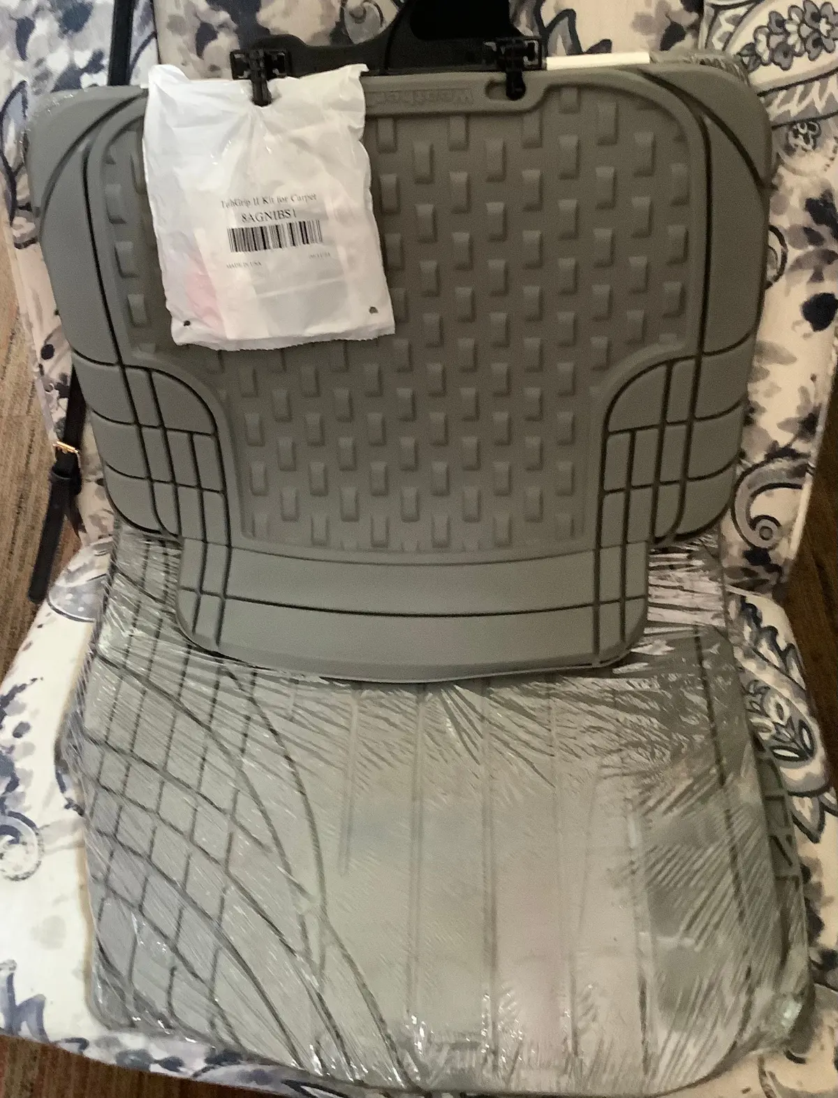 Weathertech 4Pk Floor Mat Gray 1