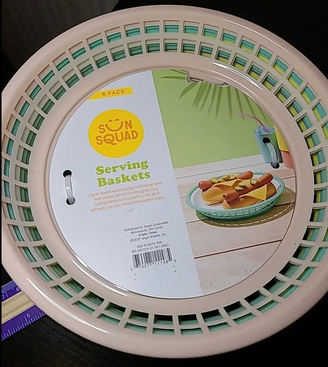 Six-Pack Serving Baskets 1