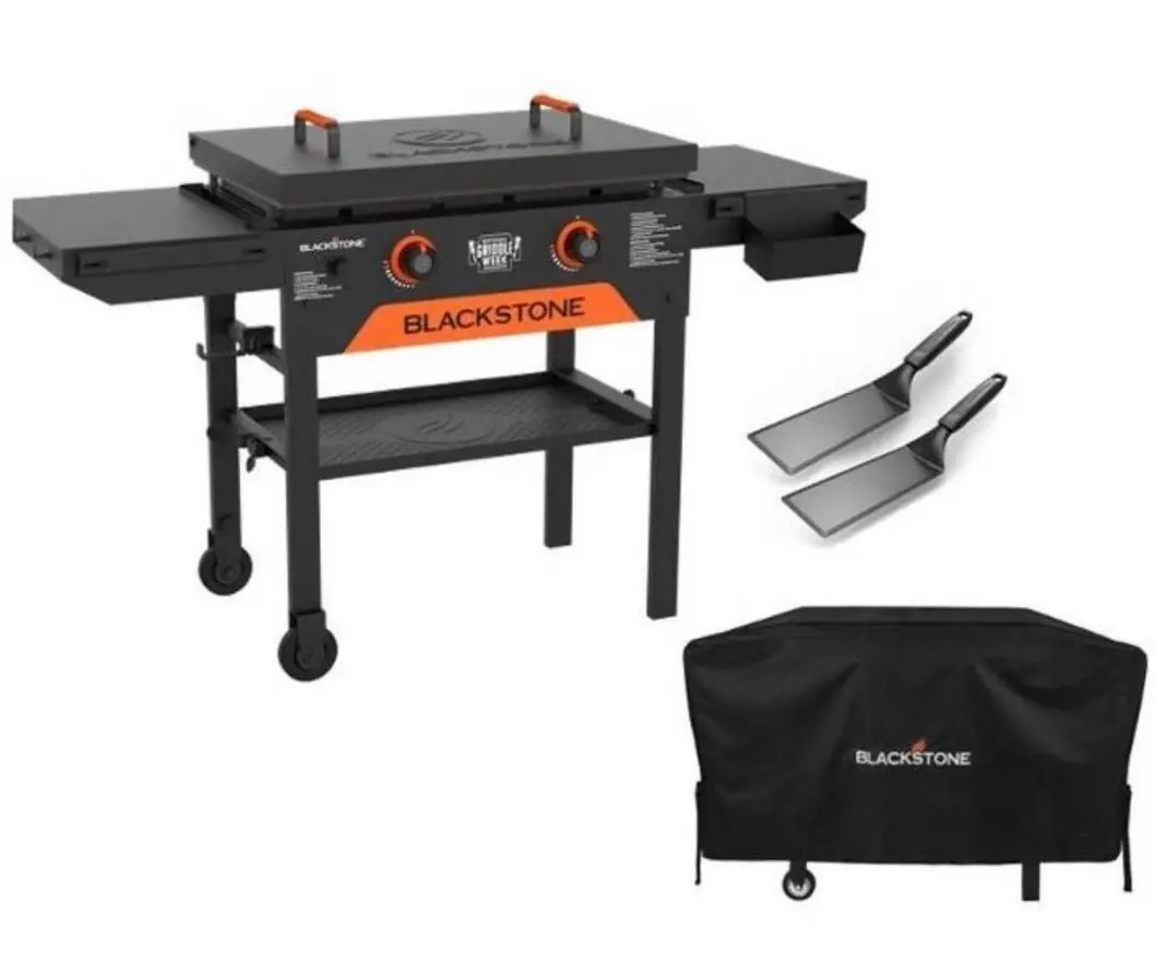 Blackstone 2 Burner 28" Griddle Bundle
24000 Btu Gas Grill 2351 Black 1