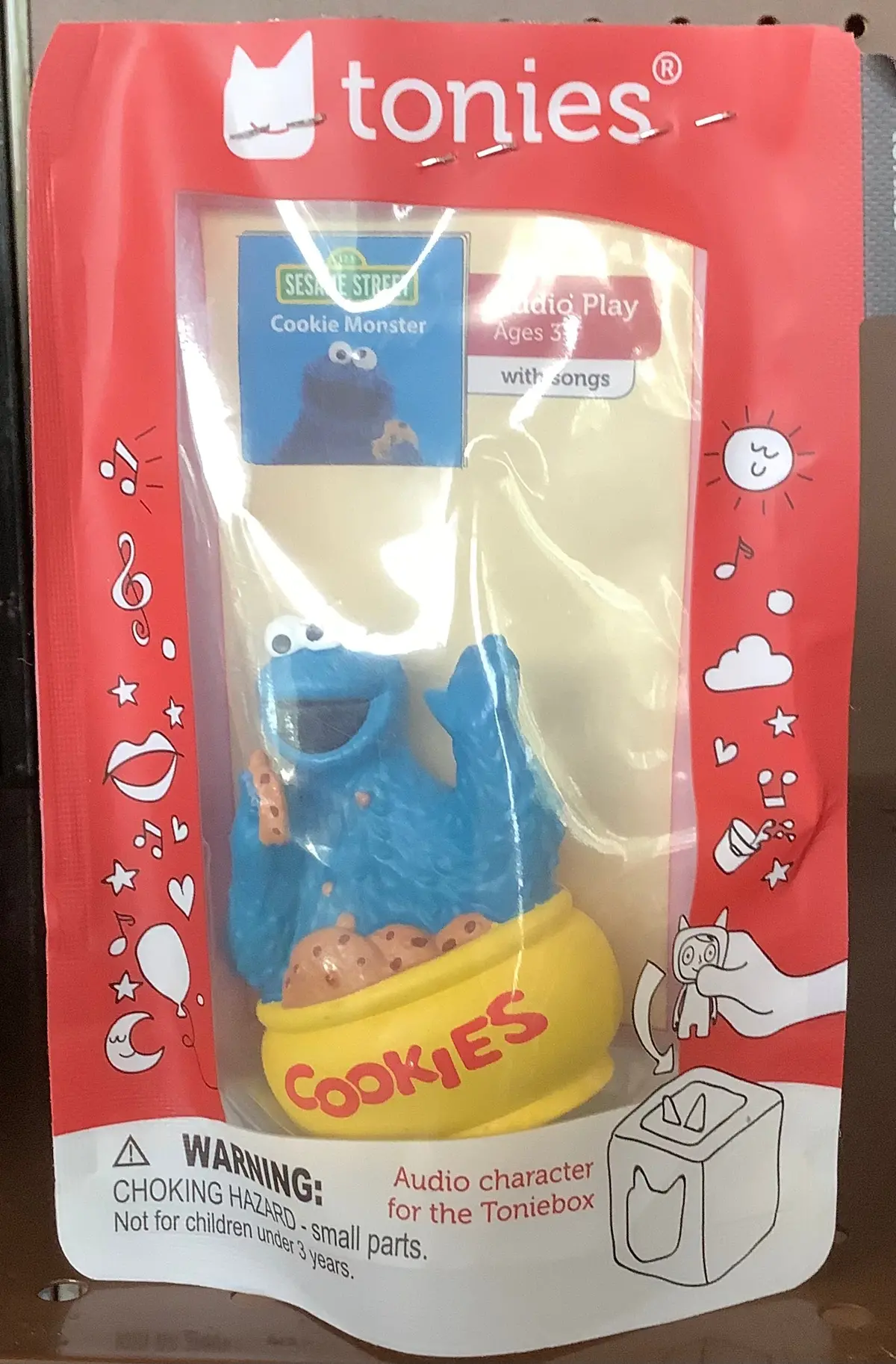 Tonies Sesame Street Cookie Monster Audio Play Figurine 1