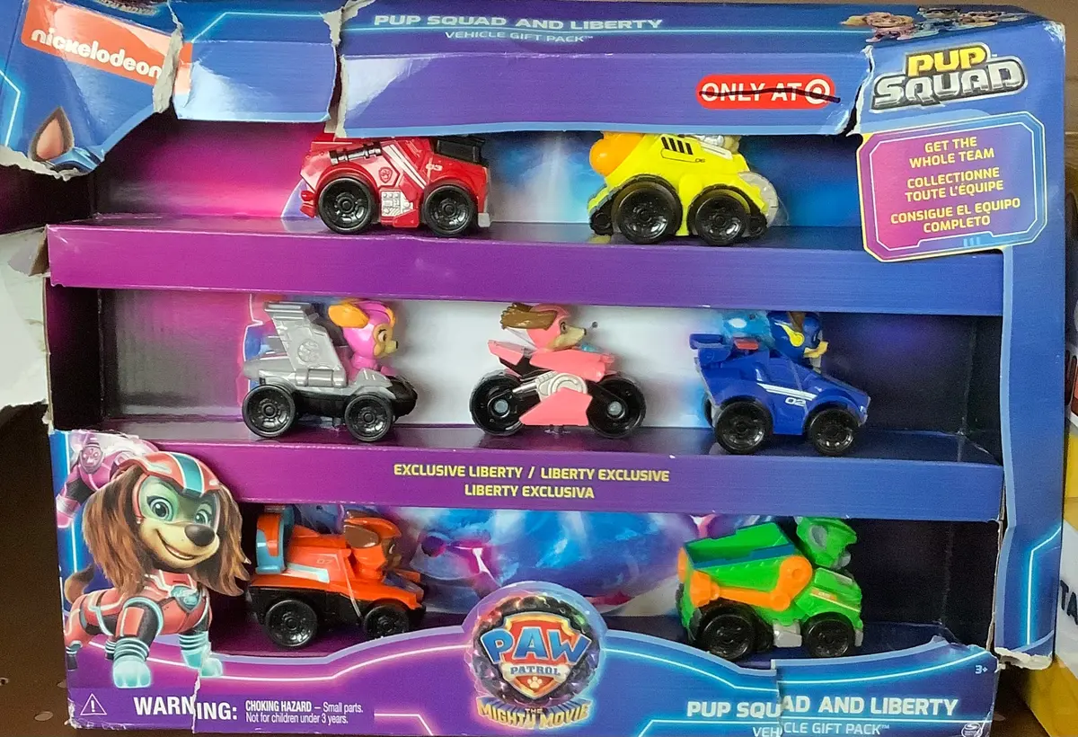 Paw Patrol Pup Squad Vehicles - 7Pc Damaged Box! 1