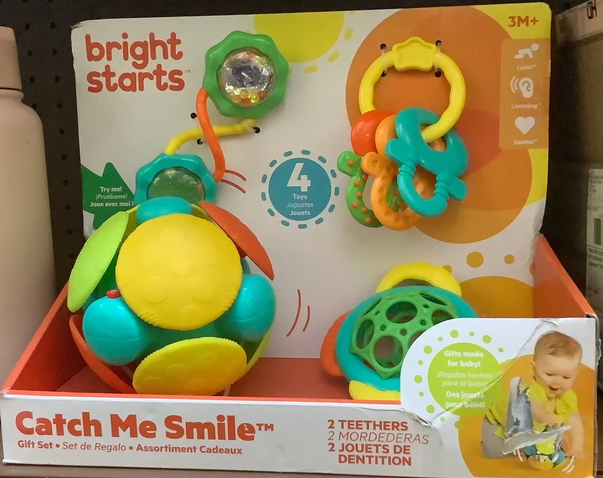 Oball Catch Me Smile Teethers Gift Set - 4Pc 1