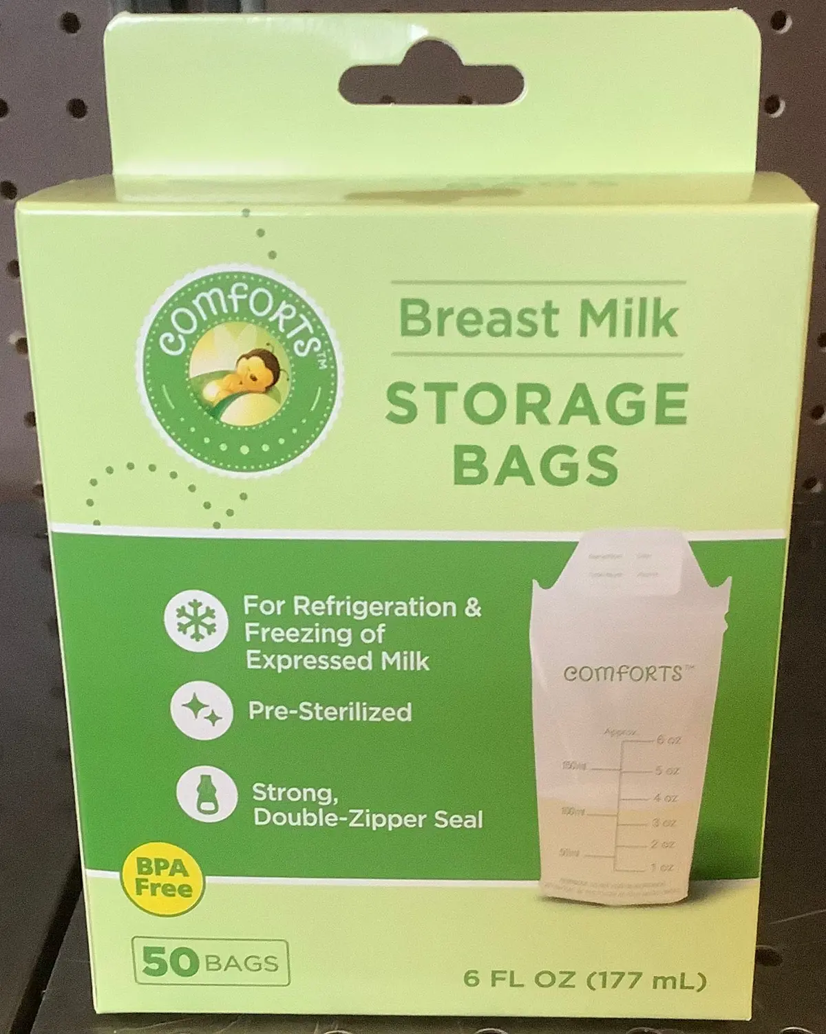 Breast Milk Storage Bags, 50 Ct 1