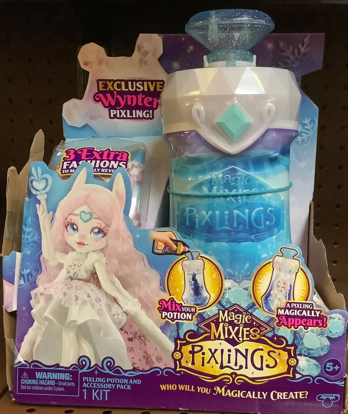 Magic Mixies Pixlings Wynter Exclusive Doll [The Bunny, 3 Extra Fashions] 1