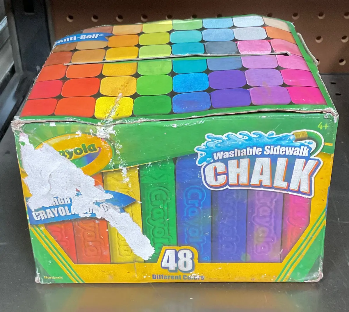 Thrifty 70- Crayola 48Ct Washable Sidewalk Chalk - Bold Colors 1