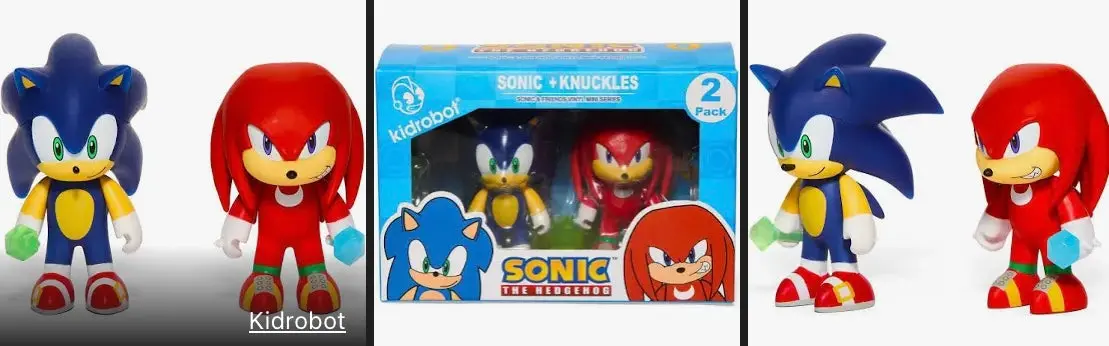Sonic The Hedgehog 3 Inch Vinyl Mini Series 1