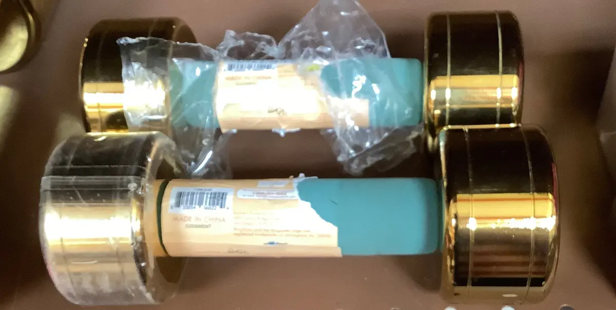 Blogilates Dumbbell - Gold 8Lbs 1