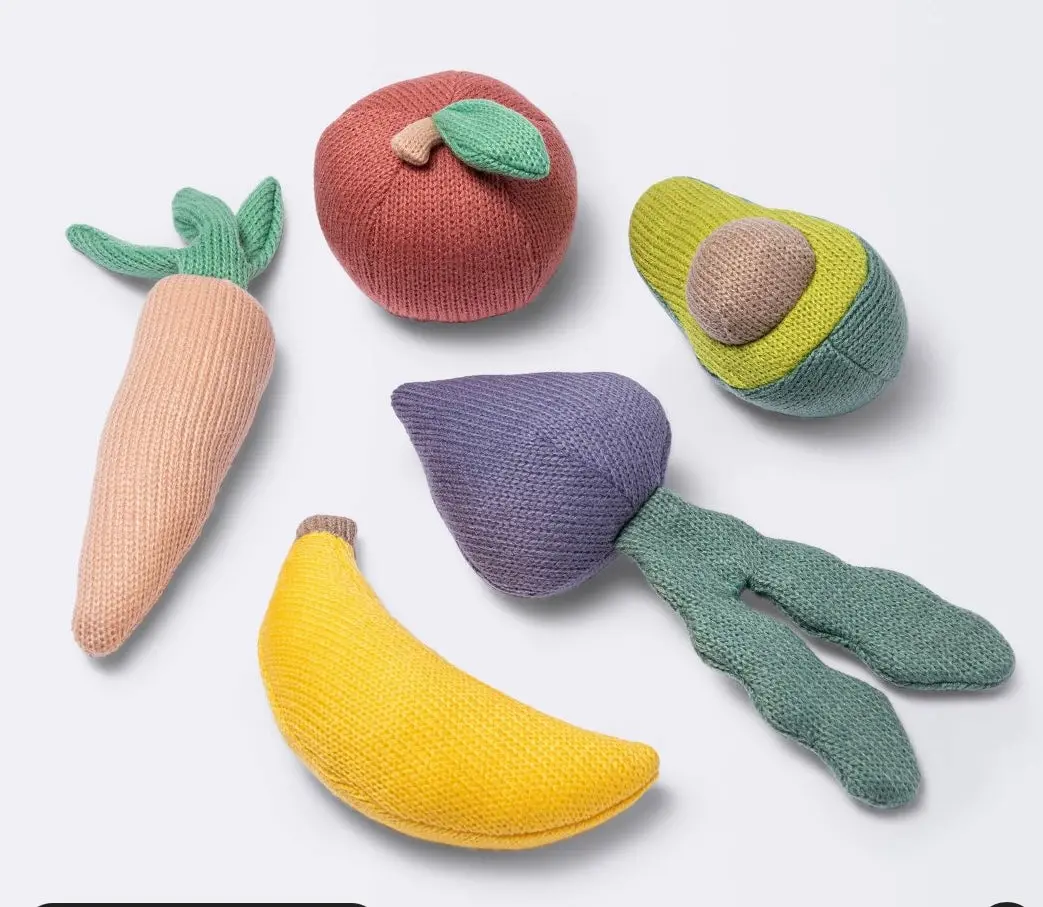 Fruit And Veggie Soft Toy Set 1