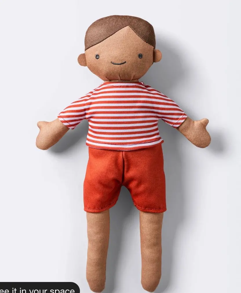 Plush Doll With Red Shorts 1