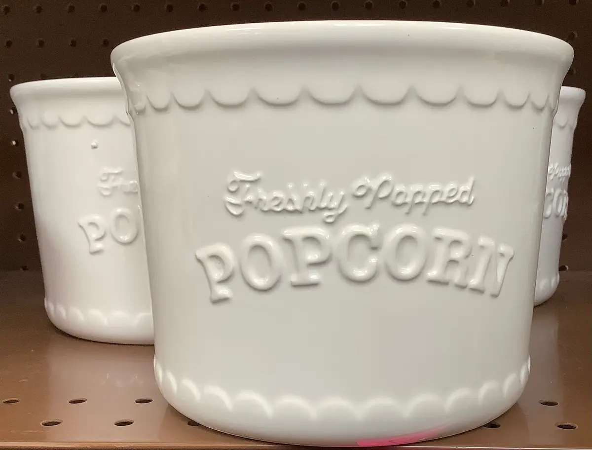Popcorn Bowl Ceramic 1