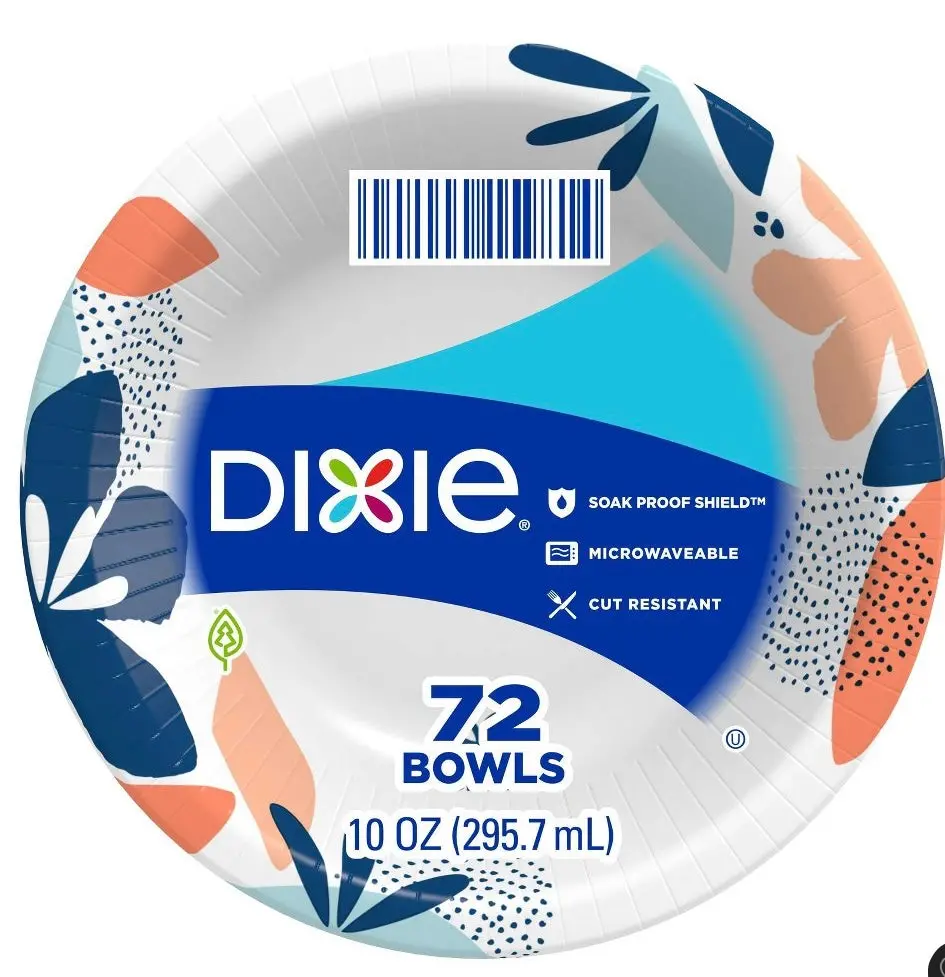 Dixie Everyday Multi Purpose Disposable Bowls - 72Ct/10Oz 1
