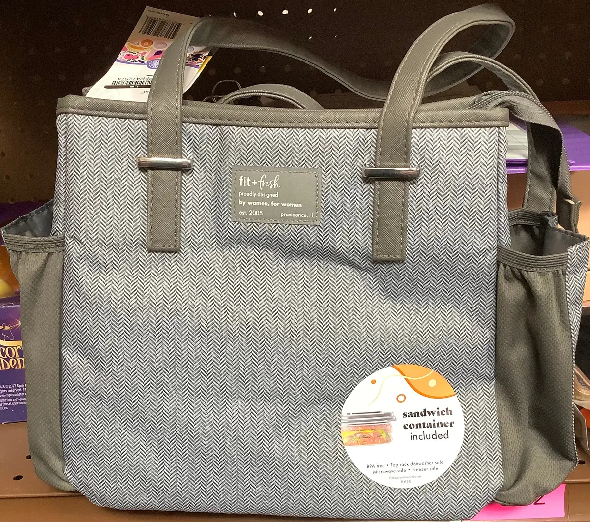 Fit & Fresh Copley Lunch Kit - Gray Tweed 1