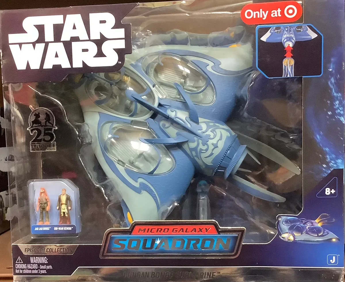 Star Wars Micro Galaxy Squadron Gungan
Bongo Submarine And Mini Figure Set 1