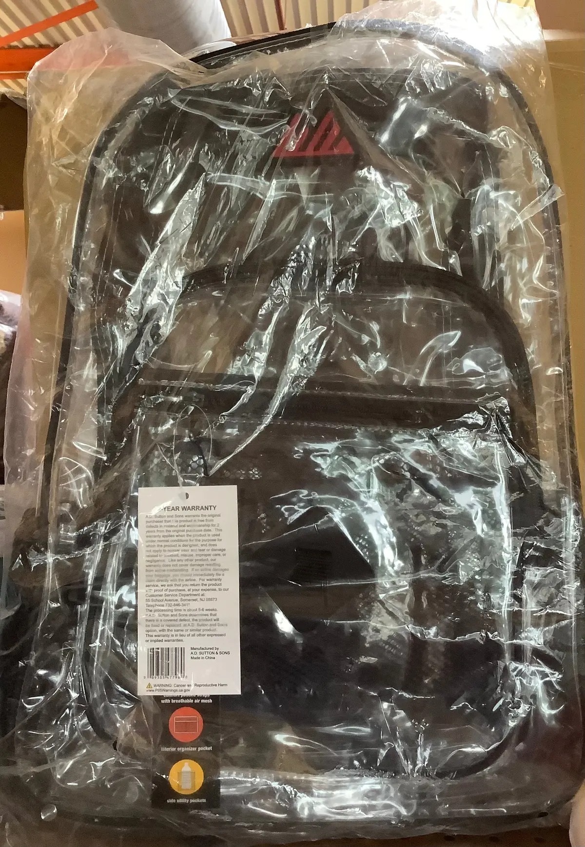 Trailmaker Deluxe 18" Backpack - Clear 1