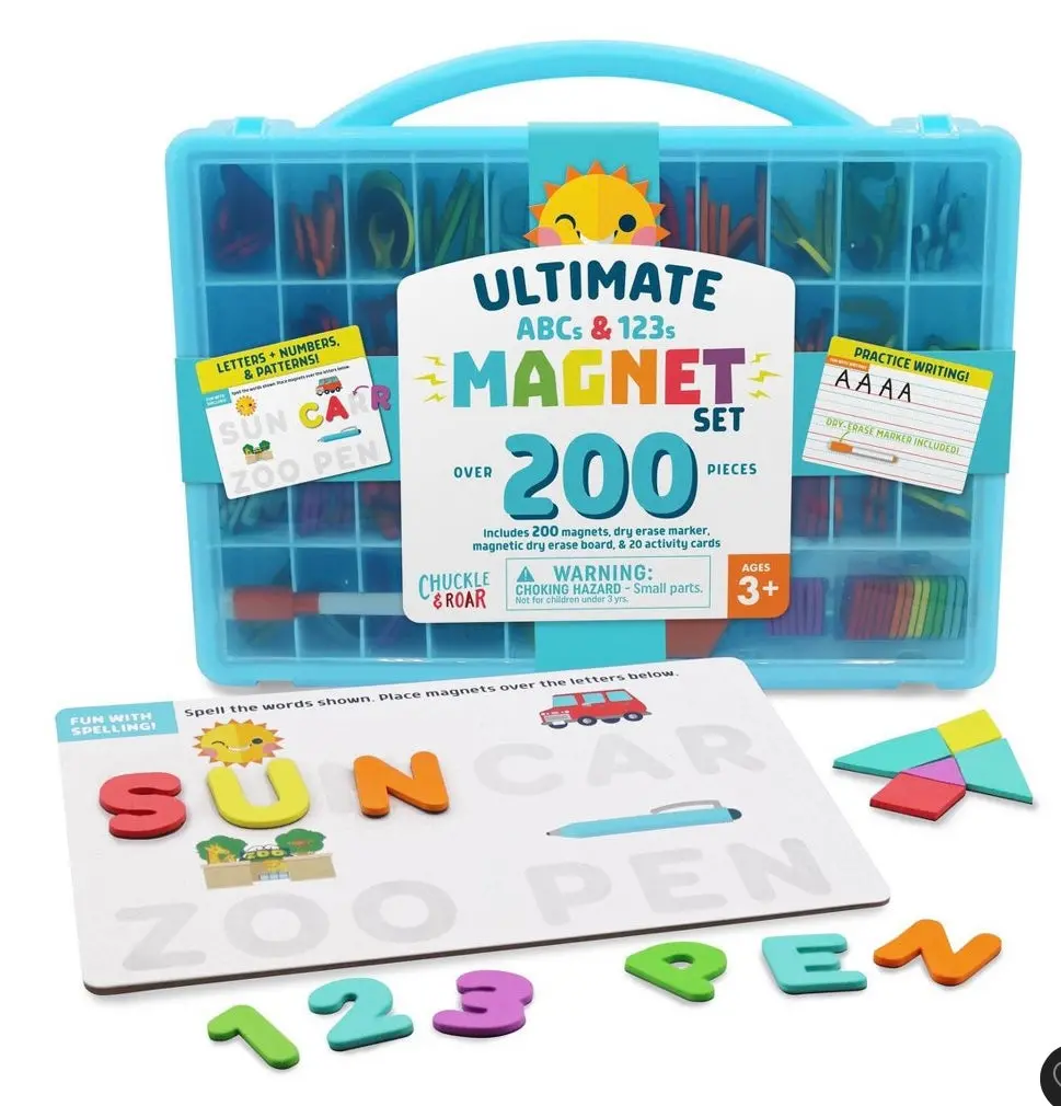 Chuckle & Roar Abc's And 123'S Ultimate Magnet Set 1
