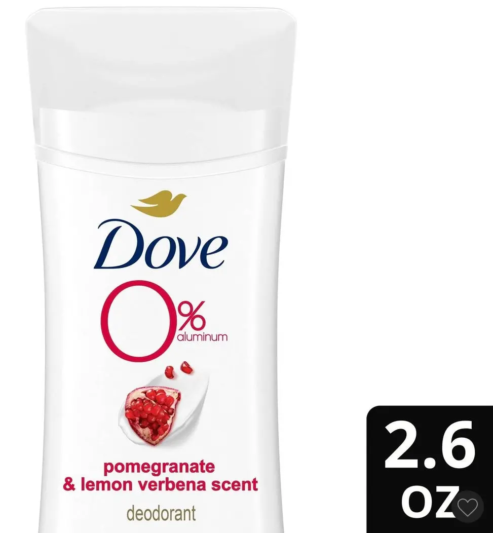 Dove Beauty 0% Aluminum Pomegranate & Lemon Verbena
Women's Deodorant Stick - 2.60Z 1