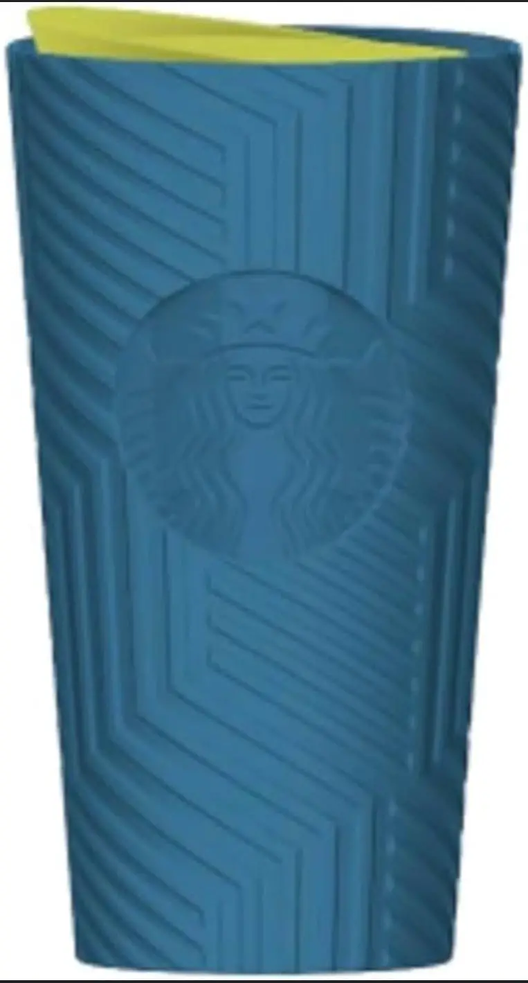 Ceramic Starbucks Tumbler 12Oz 1