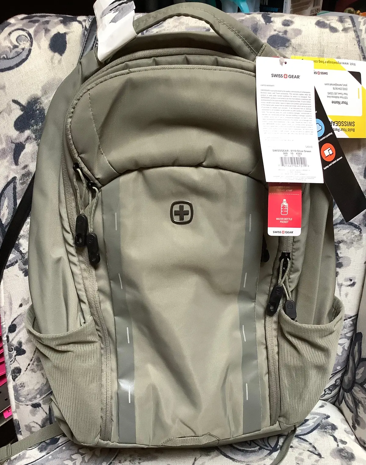 Swissgear 18.5" Laptop Backpack - Olive 1