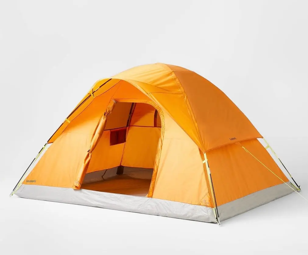 4 Person Dome Camping Tent Rust 1