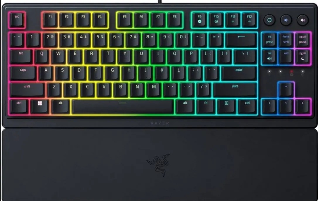 Razer Ornata V3 Tkl Gaming Keyboard
For Pc 1
