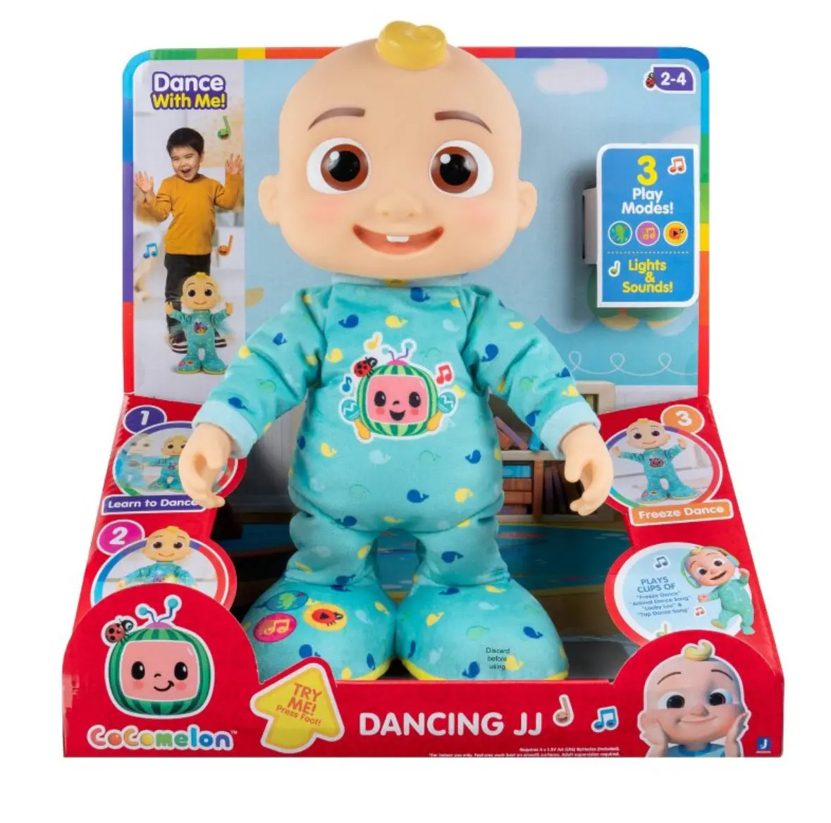 Cocomelon Deluxe Dancing Jj Doll- Box May Be Damaged 1