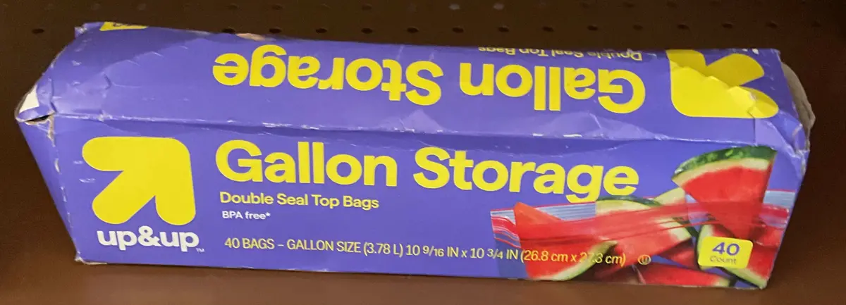 Gallon Storage Bags - 40Ct 1