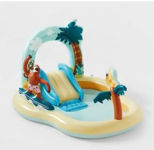 Kids' Sloth Play Center Inflatable Pool 1