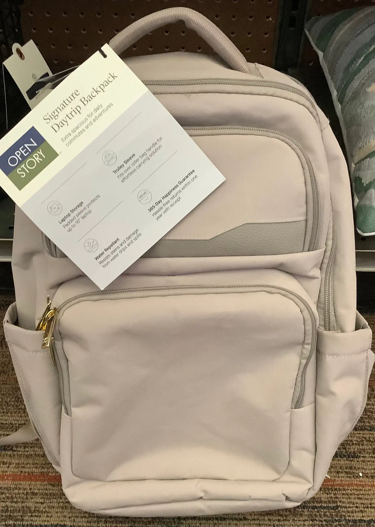 Signature Day Trip Backpack Taupe 1