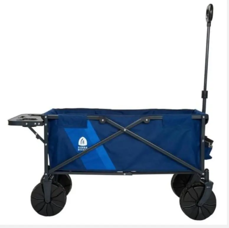 Sierra Designs Deluxe Collapsible Wagon, Durable Steel Frame Can Hold Up To 180 Lbs 1