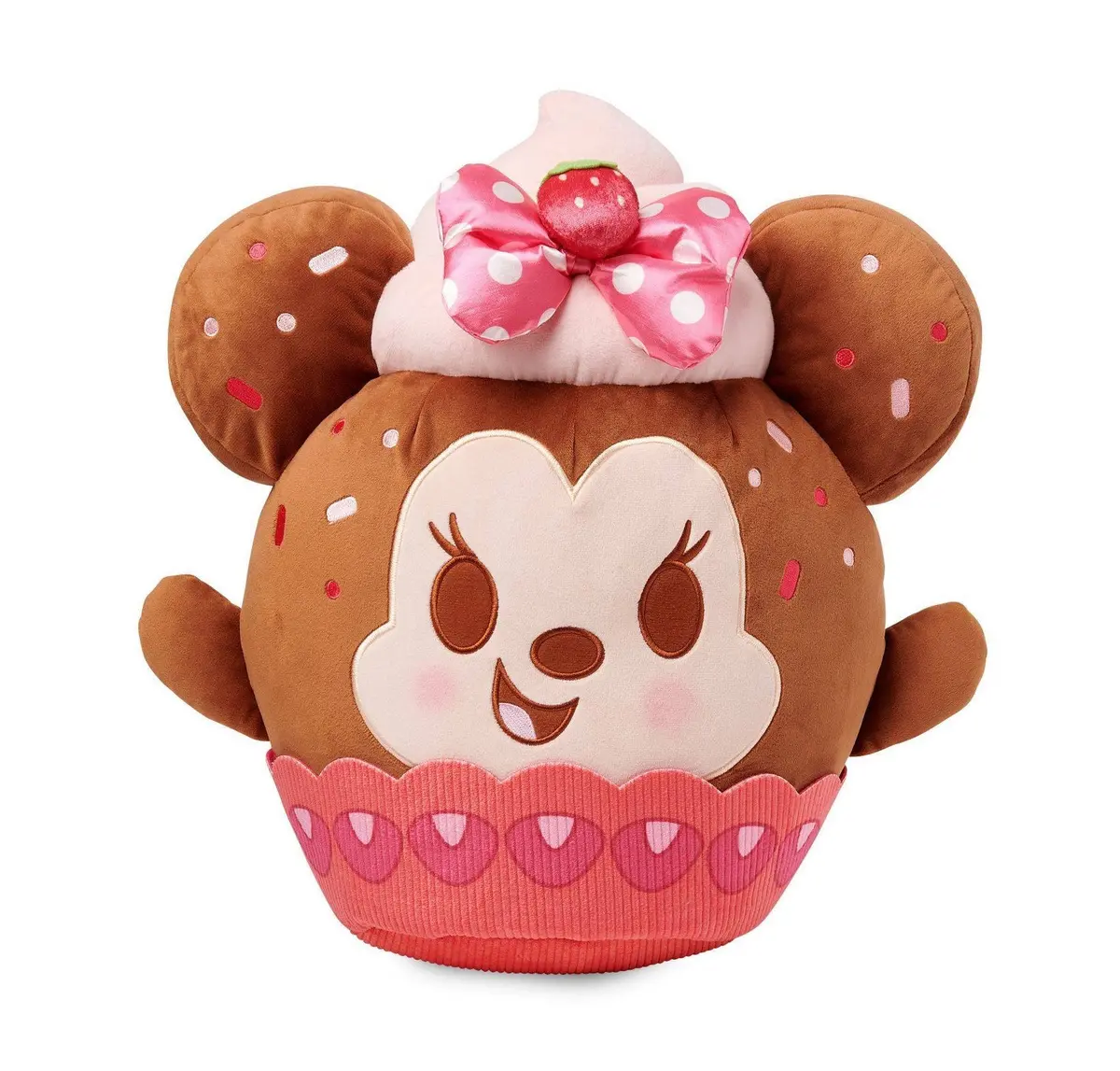 Disney Munchlings Wild Strawberry Cupcake Minnie Mouse
Scented Medium Plush 1