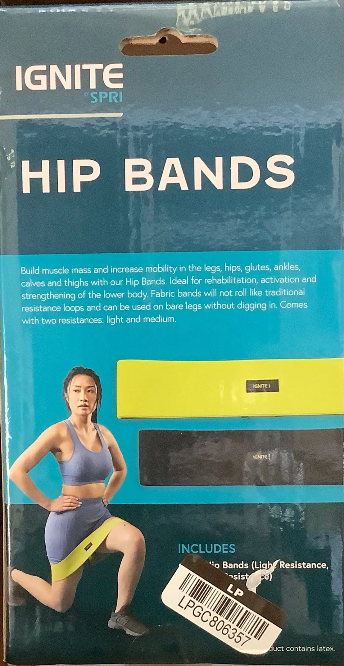 Ignite By Spri Hip Bands - Blue 1