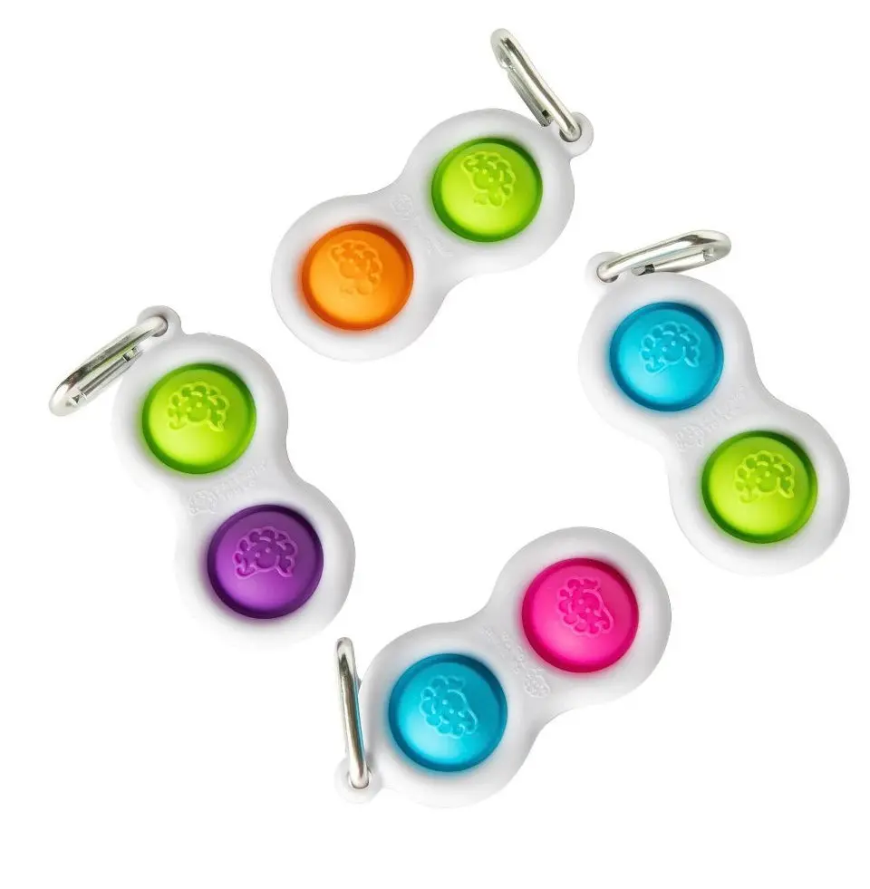 Fat Brain Toys Simpl Dimpl Keychain - Color May Vary 1