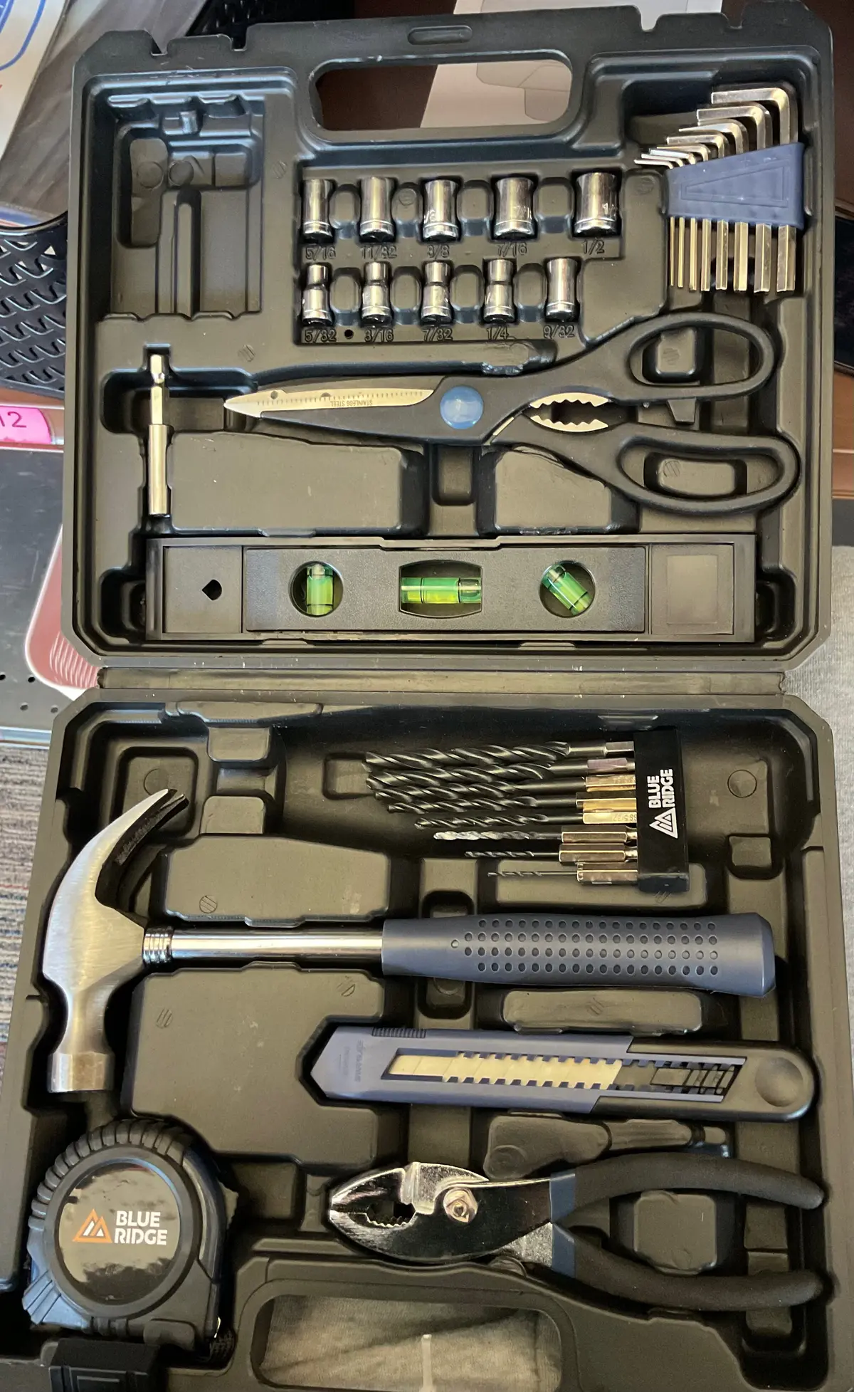 Blue Ridge Tools 47Pc Household Tool Kit, Missing An Powered Scewdriver 1