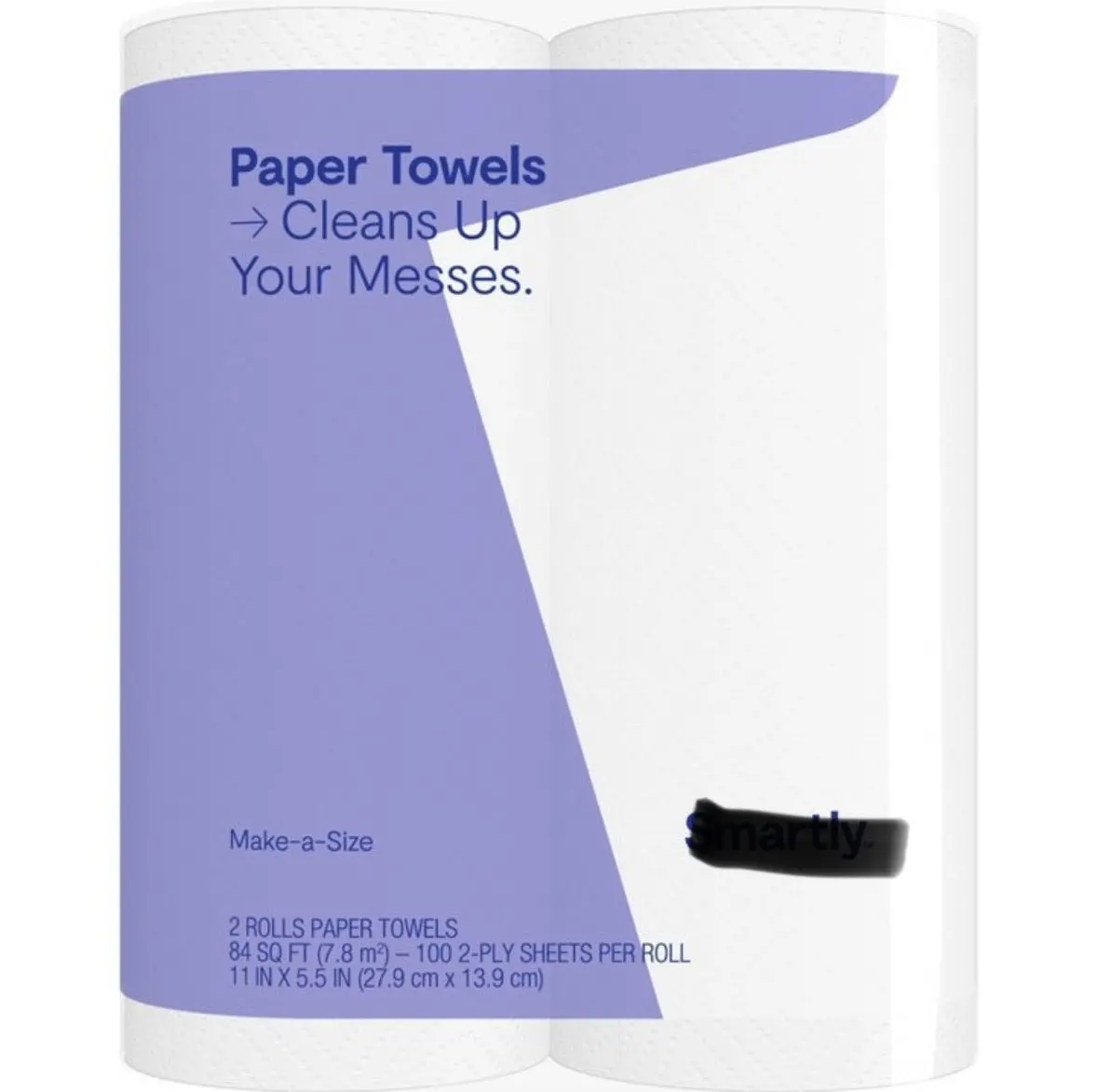 Make-A-Size Paper Towels - 2 Rolls 1