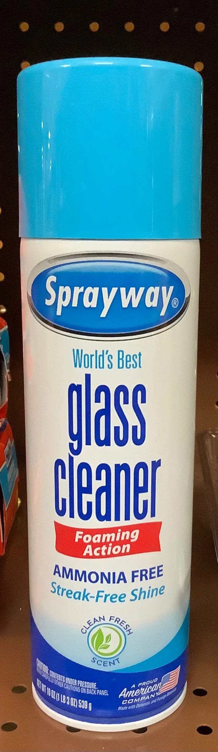 Sprayway Glass Cleaner Ammonia Free Aerosol - 19Oz 1