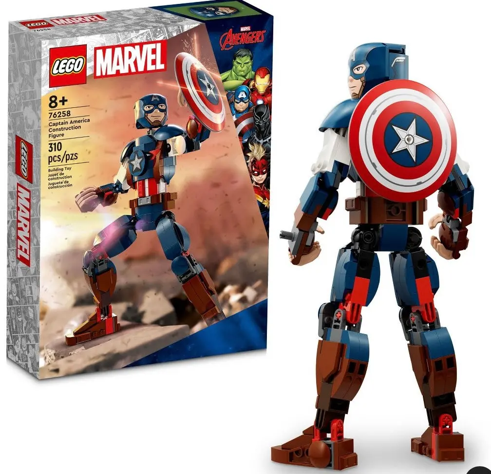 Lego Marvel Captain America Construction Figure
Playset 76258 1