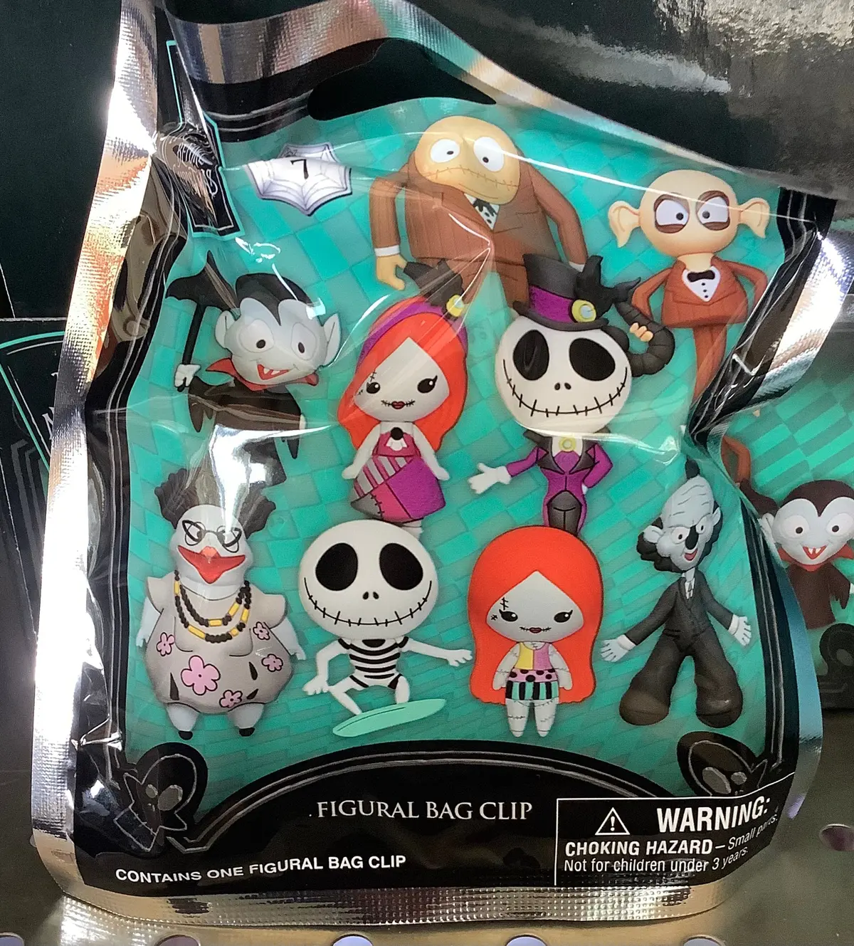 Disney Tim Burton's Nightmare Before Christmas Series 7 - 3D Foam Bag Clip In Blind Bag 1