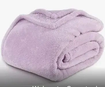 Classic Extra-Fluff Plush Blanket - Pastel Lilac - Twin/Twin Xl 1