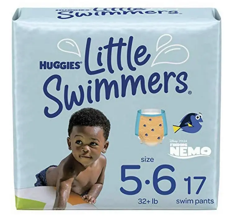 Huggies Little Swimmers Swim Diapers Disposable Swim Pants, Size 5-6 Large, 17 Ct 1
