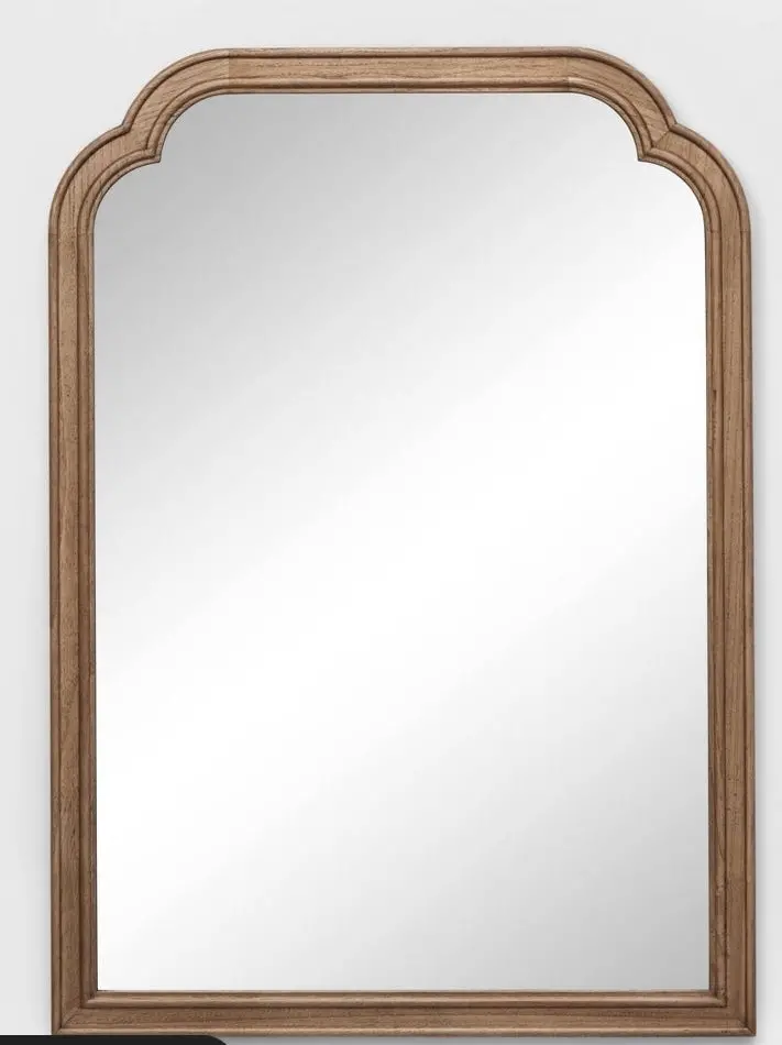 30" X 42" French Country Wall Mirror Brown 1
