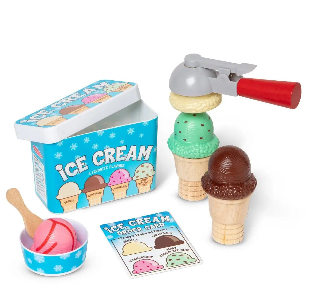 Melissa & Doug Scoop And Stack Ice Cream Cone Magnetic
Pretend Play Set 1